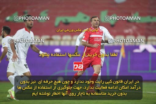 1950577, Tehran, Iran, لیگ برتر فوتبال ایران، Persian Gulf Cup، Week 16، Second Leg، 2022/01/22، Persepolis 1 - 0 Foulad Khouzestan