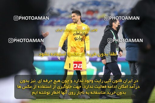 1945781, Tehran, Iran, لیگ برتر فوتبال ایران، Persian Gulf Cup، Week 17، Second Leg، Esteghlal 1 v 0 Zob Ahan Esfahan on 2022/02/13 at Azadi Stadium
