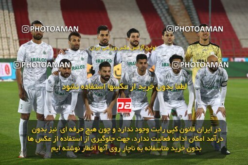 1998960, Tehran, Iran, لیگ برتر فوتبال ایران، Persian Gulf Cup، Week 18، Second Leg، Persepolis 2 v 0 Aluminium Arak on 2022/02/18 at Azadi Stadium
