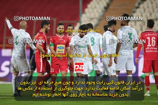 1950738, Tehran, Iran, لیگ برتر فوتبال ایران، Persian Gulf Cup، Week 18، Second Leg، Persepolis 2 v 0 Aluminium Arak on 2022/02/18 at Azadi Stadium