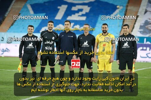 1922654, لیگ برتر فوتبال ایران، Persian Gulf Cup، Week 19، Second Leg، 2022/02/23، Tehran، Azadi Stadium، Esteghlal 1 - 0 Fajr-e Sepasi Shiraz