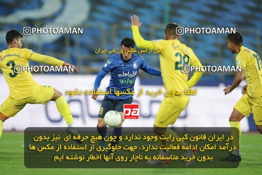 1922708, Tehran, Iran, لیگ برتر فوتبال ایران، Persian Gulf Cup، Week 19، Second Leg، Esteghlal 1 v 0 Fajr-e Sepasi Shiraz on 2022/02/23 at Azadi Stadium