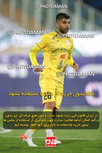 1922718, لیگ برتر فوتبال ایران، Persian Gulf Cup، Week 19، Second Leg، 2022/02/23، Tehran، Azadi Stadium، Esteghlal 1 - 0 Fajr-e Sepasi Shiraz
