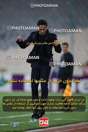 1922721, Tehran, Iran, لیگ برتر فوتبال ایران، Persian Gulf Cup، Week 19، Second Leg، Esteghlal 1 v 0 Fajr-e Sepasi Shiraz on 2022/02/23 at Azadi Stadium