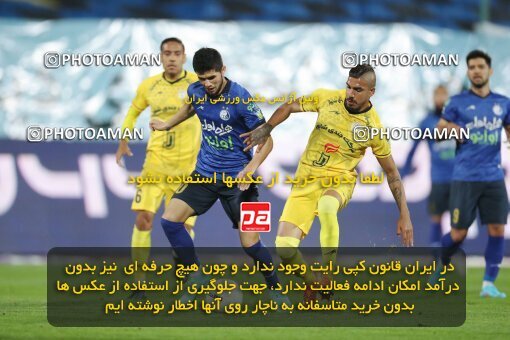 1922757, Tehran, Iran, لیگ برتر فوتبال ایران، Persian Gulf Cup، Week 19، Second Leg، Esteghlal 1 v 0 Fajr-e Sepasi Shiraz on 2022/02/23 at Azadi Stadium