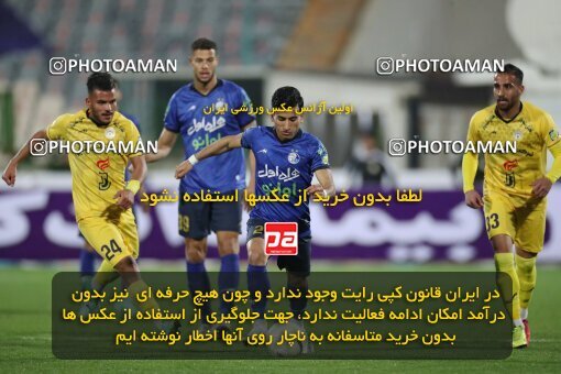 1922802, Tehran, Iran, لیگ برتر فوتبال ایران، Persian Gulf Cup، Week 19، Second Leg، Esteghlal 1 v 0 Fajr-e Sepasi Shiraz on 2022/02/23 at Azadi Stadium