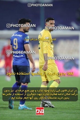 1922813, Tehran, Iran, لیگ برتر فوتبال ایران، Persian Gulf Cup، Week 19، Second Leg، Esteghlal 1 v 0 Fajr-e Sepasi Shiraz on 2022/02/23 at Azadi Stadium