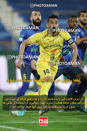 1922818, لیگ برتر فوتبال ایران، Persian Gulf Cup، Week 19، Second Leg، 2022/02/23، Tehran، Azadi Stadium، Esteghlal 1 - 0 Fajr-e Sepasi Shiraz