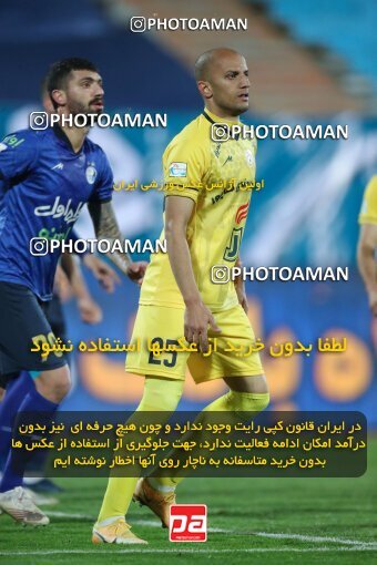 1922839, Tehran, Iran, لیگ برتر فوتبال ایران، Persian Gulf Cup، Week 19، Second Leg، Esteghlal 1 v 0 Fajr-e Sepasi Shiraz on 2022/02/23 at Azadi Stadium