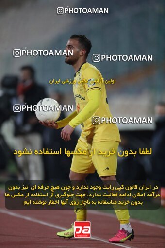 1922847, Tehran, Iran, لیگ برتر فوتبال ایران، Persian Gulf Cup، Week 19، Second Leg، Esteghlal 1 v 0 Fajr-e Sepasi Shiraz on 2022/02/23 at Azadi Stadium
