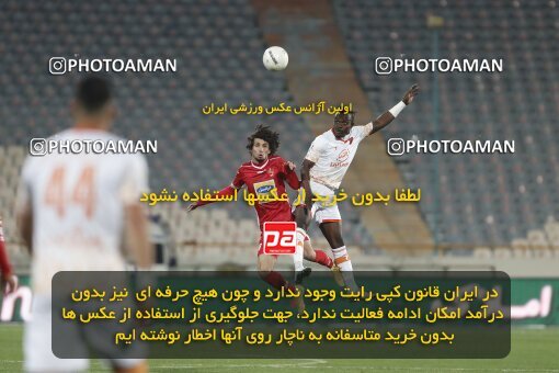 1999560, Tehran, Iran, لیگ برتر فوتبال ایران، Persian Gulf Cup، Week 20، Second Leg، Persepolis 3 v 1 Mes Rafsanjan on 2022/02/28 at Azadi Stadium