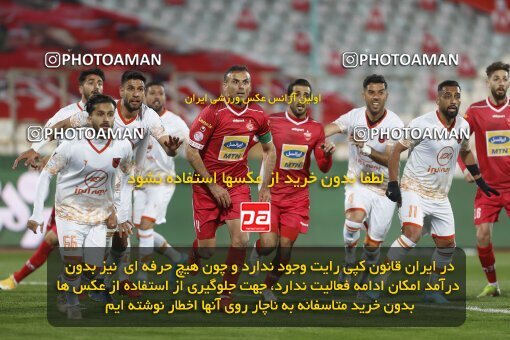 1999566, Tehran, Iran, لیگ برتر فوتبال ایران، Persian Gulf Cup، Week 20، Second Leg، Persepolis 3 v 1 Mes Rafsanjan on 2022/02/28 at Azadi Stadium