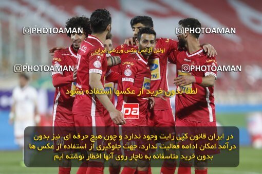 1999574, Tehran, Iran, لیگ برتر فوتبال ایران، Persian Gulf Cup، Week 20، Second Leg، Persepolis 3 v 1 Mes Rafsanjan on 2022/02/28 at Azadi Stadium