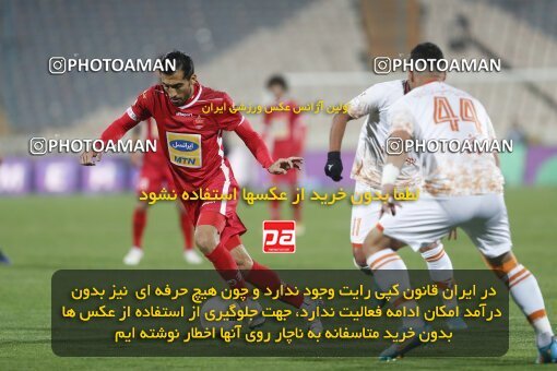 1999577, Tehran, Iran, لیگ برتر فوتبال ایران، Persian Gulf Cup، Week 20، Second Leg، Persepolis 3 v 1 Mes Rafsanjan on 2022/02/28 at Azadi Stadium