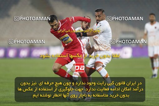1999578, Tehran, Iran, لیگ برتر فوتبال ایران، Persian Gulf Cup، Week 20، Second Leg، Persepolis 3 v 1 Mes Rafsanjan on 2022/02/28 at Azadi Stadium