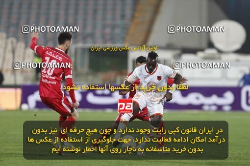 1999596, لیگ برتر فوتبال ایران، Persian Gulf Cup، Week 20، Second Leg، 2022/02/28، Tehran، Azadi Stadium، Persepolis 3 - ۱ Mes Rafsanjan