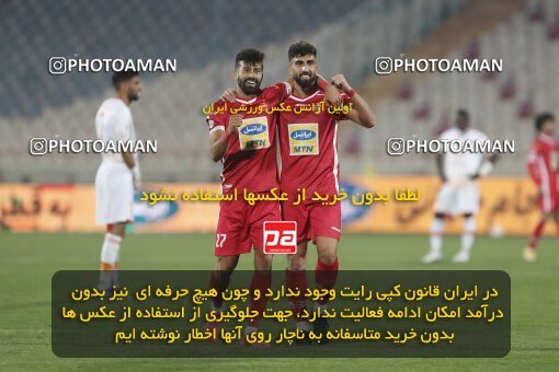 1999649, Tehran, Iran, لیگ برتر فوتبال ایران، Persian Gulf Cup، Week 20، Second Leg، Persepolis 3 v 1 Mes Rafsanjan on 2022/02/28 at Azadi Stadium