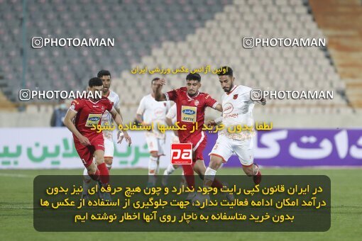 1999654, Tehran, Iran, لیگ برتر فوتبال ایران، Persian Gulf Cup، Week 20، Second Leg، Persepolis 3 v 1 Mes Rafsanjan on 2022/02/28 at Azadi Stadium