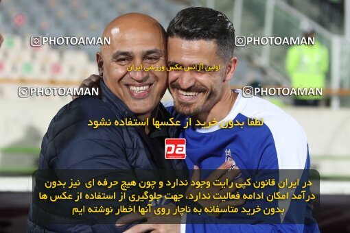 1945823, Tehran, Iran, لیگ برتر فوتبال ایران، Persian Gulf Cup، Week 22، Second Leg، Esteghlal 1 v 0 Sanat Naft Abadan on 2022/03/11 at Azadi Stadium