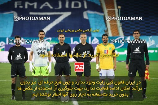 1945824, Tehran, Iran, لیگ برتر فوتبال ایران، Persian Gulf Cup، Week 22، Second Leg، Esteghlal 1 v 0 Sanat Naft Abadan on 2022/03/11 at Azadi Stadium