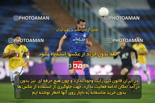 1945831, Tehran, Iran, لیگ برتر فوتبال ایران، Persian Gulf Cup، Week 22، Second Leg، Esteghlal 1 v 0 Sanat Naft Abadan on 2022/03/11 at Azadi Stadium