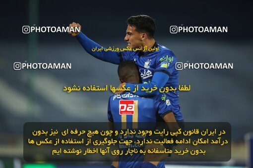1945832, Tehran, Iran, لیگ برتر فوتبال ایران، Persian Gulf Cup، Week 22، Second Leg، Esteghlal 1 v 0 Sanat Naft Abadan on 2022/03/11 at Azadi Stadium