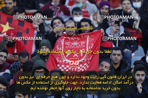 1999898, Tehran, Iran, لیگ برتر فوتبال ایران، Persian Gulf Cup، Week 23، Second Leg، Persepolis 1 v 1 Esteghlal on 2022/03/17 at Azadi Stadium