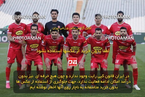 1999912, Tehran, Iran, لیگ برتر فوتبال ایران، Persian Gulf Cup، Week 23، Second Leg، Persepolis 1 v 1 Esteghlal on 2022/03/17 at Azadi Stadium