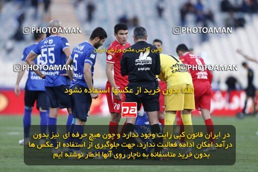1999943, Tehran, Iran, لیگ برتر فوتبال ایران، Persian Gulf Cup، Week 23، Second Leg، Persepolis 1 v 1 Esteghlal on 2022/03/17 at Azadi Stadium