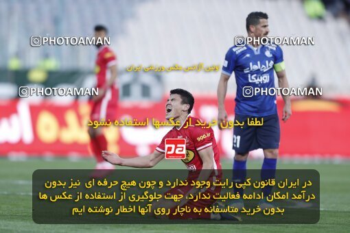 1999958, Tehran, Iran, لیگ برتر فوتبال ایران، Persian Gulf Cup، Week 23، Second Leg، Persepolis 1 v 1 Esteghlal on 2022/03/17 at Azadi Stadium