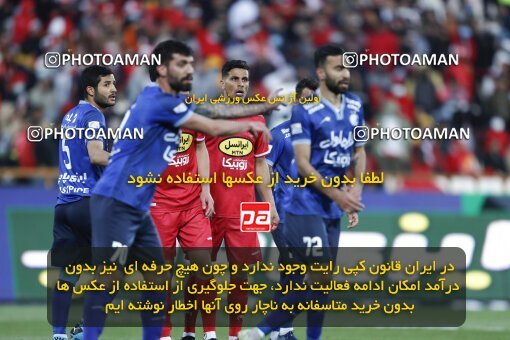 1999965, Tehran, Iran, لیگ برتر فوتبال ایران، Persian Gulf Cup، Week 23، Second Leg، Persepolis 1 v 1 Esteghlal on 2022/03/17 at Azadi Stadium