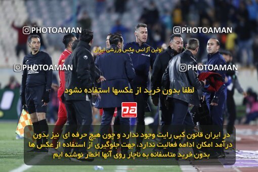 2000036, Tehran, Iran, لیگ برتر فوتبال ایران، Persian Gulf Cup، Week 23، Second Leg، Persepolis 1 v 1 Esteghlal on 2022/03/17 at Azadi Stadium