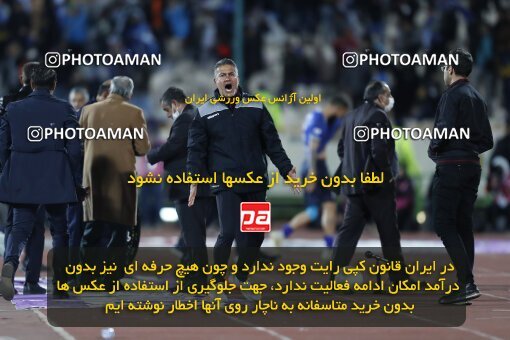 2000041, Tehran, Iran, لیگ برتر فوتبال ایران، Persian Gulf Cup، Week 23، Second Leg، Persepolis 1 v 1 Esteghlal on 2022/03/17 at Azadi Stadium