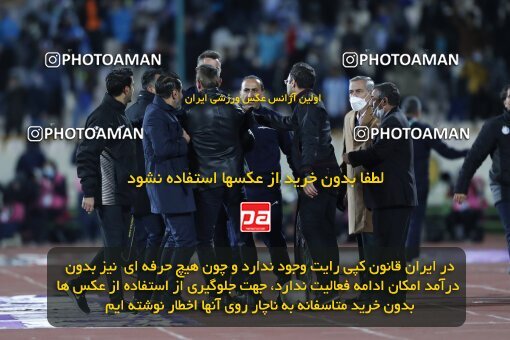 2000042, Tehran, Iran, لیگ برتر فوتبال ایران، Persian Gulf Cup، Week 23، Second Leg، Persepolis 1 v 1 Esteghlal on 2022/03/17 at Azadi Stadium