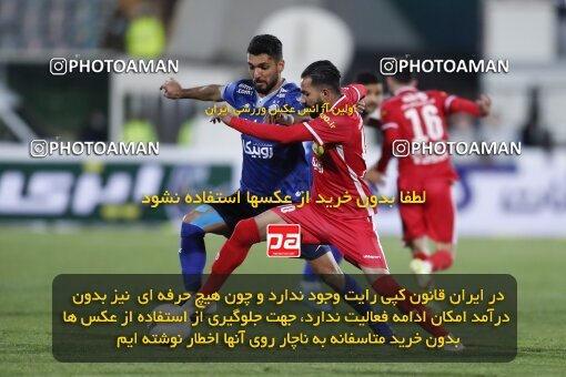 2000054, Tehran, Iran, لیگ برتر فوتبال ایران، Persian Gulf Cup، Week 23، Second Leg، Persepolis 1 v 1 Esteghlal on 2022/03/17 at Azadi Stadium