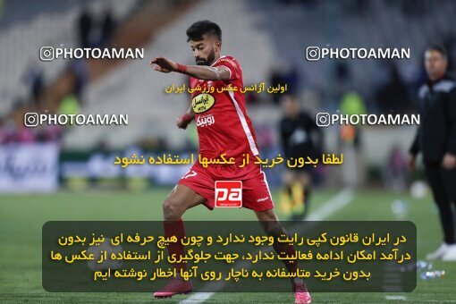 2000057, Tehran, Iran, لیگ برتر فوتبال ایران، Persian Gulf Cup، Week 23، Second Leg، Persepolis 1 v 1 Esteghlal on 2022/03/17 at Azadi Stadium