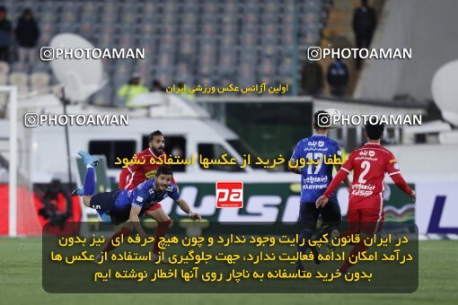 2000059, Tehran, Iran, لیگ برتر فوتبال ایران، Persian Gulf Cup، Week 23، Second Leg، Persepolis 1 v 1 Esteghlal on 2022/03/17 at Azadi Stadium
