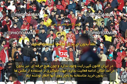 2000078, Tehran, Iran, لیگ برتر فوتبال ایران، Persian Gulf Cup، Week 23، Second Leg، Persepolis 1 v 1 Esteghlal on 2022/03/17 at Azadi Stadium
