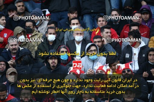 2000081, Tehran, Iran, لیگ برتر فوتبال ایران، Persian Gulf Cup، Week 23، Second Leg، Persepolis 1 v 1 Esteghlal on 2022/03/17 at Azadi Stadium