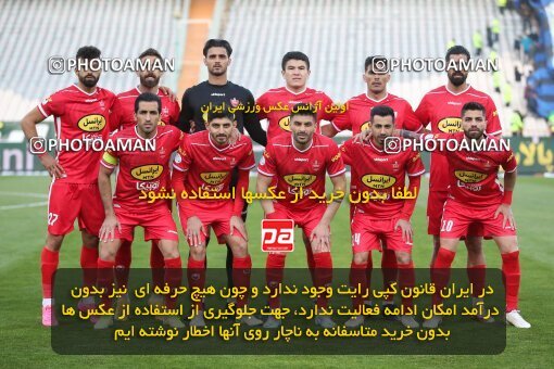 1945844, Tehran, Iran, لیگ برتر فوتبال ایران، Persian Gulf Cup، Week 23، Second Leg، Persepolis 1 v 1 Esteghlal on 2022/03/17 at Azadi Stadium