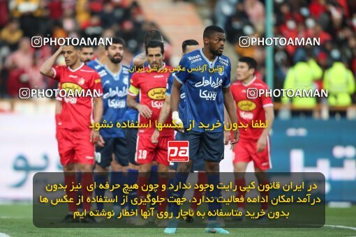1945848, Tehran, Iran, لیگ برتر فوتبال ایران، Persian Gulf Cup، Week 23، Second Leg، Persepolis 1 v 1 Esteghlal on 2022/03/17 at Azadi Stadium