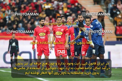 1945849, Tehran, Iran, لیگ برتر فوتبال ایران، Persian Gulf Cup، Week 23، Second Leg، Persepolis 1 v 1 Esteghlal on 2022/03/17 at Azadi Stadium