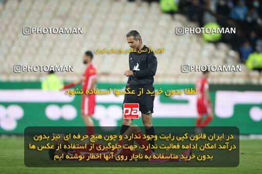 1945861, Tehran, Iran, لیگ برتر فوتبال ایران، Persian Gulf Cup، Week 23، Second Leg، Persepolis 1 v 1 Esteghlal on 2022/03/17 at Azadi Stadium