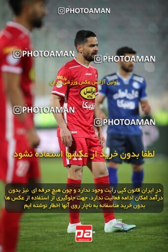1945878, Tehran, Iran, لیگ برتر فوتبال ایران، Persian Gulf Cup، Week 23، Second Leg، Persepolis 1 v 1 Esteghlal on 2022/03/17 at Azadi Stadium