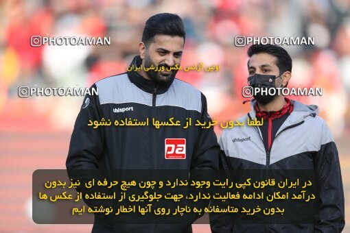 1922373, Tehran, Iran, لیگ برتر فوتبال ایران، Persian Gulf Cup، Week 23، Second Leg، Persepolis 1 v 1 Esteghlal on 2022/03/17 at Azadi Stadium