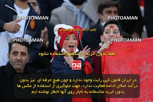 1922379, Tehran, Iran, لیگ برتر فوتبال ایران، Persian Gulf Cup، Week 23، Second Leg، Persepolis 1 v 1 Esteghlal on 2022/03/17 at Azadi Stadium