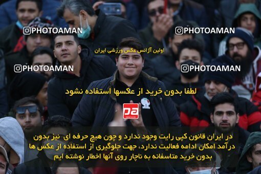 1922381, Tehran, Iran, لیگ برتر فوتبال ایران، Persian Gulf Cup، Week 23، Second Leg، Persepolis 1 v 1 Esteghlal on 2022/03/17 at Azadi Stadium