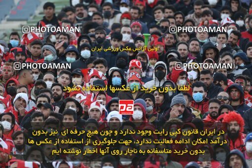 1922382, Tehran, Iran, لیگ برتر فوتبال ایران، Persian Gulf Cup، Week 23، Second Leg، Persepolis 1 v 1 Esteghlal on 2022/03/17 at Azadi Stadium