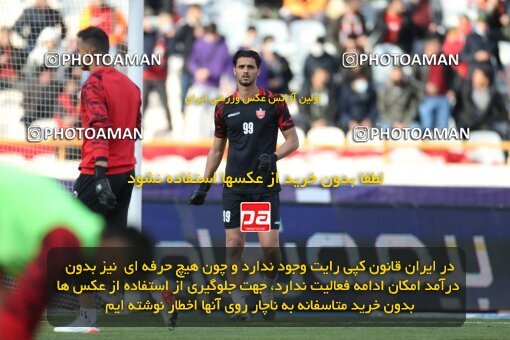 1922385, Tehran, Iran, لیگ برتر فوتبال ایران، Persian Gulf Cup، Week 23، Second Leg، Persepolis 1 v 1 Esteghlal on 2022/03/17 at Azadi Stadium