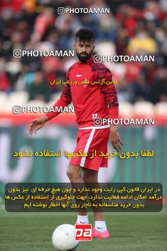 1922396, Tehran, Iran, لیگ برتر فوتبال ایران، Persian Gulf Cup، Week 23، Second Leg، Persepolis 1 v 1 Esteghlal on 2022/03/17 at Azadi Stadium